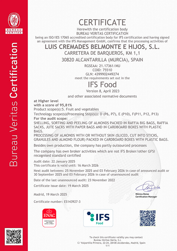 IFS V8. 16-03-2026